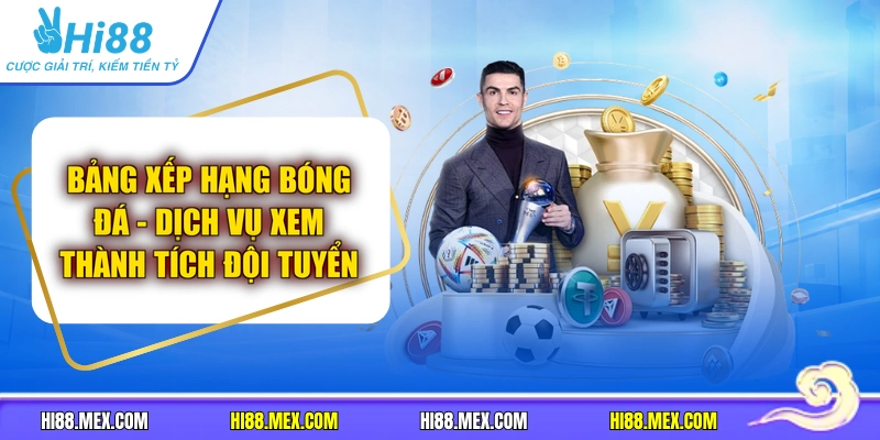 Bảng Xếp Hạng Bóng Đá - Dịch Vụ Xem Thành Tích Đội Tuyển