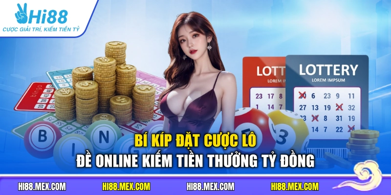 Bí kíp đặt cược lô đề online kiếm tiền thưởng tỷ đồng