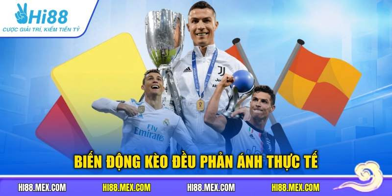 Biến động kèo đều phản ánh thực tế