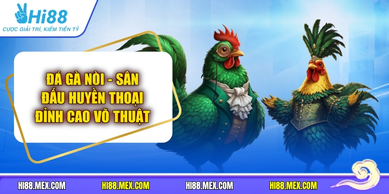 Đá Gà Nòi - Sân Đấu Huyền Thoại Đỉnh Cao Võ Thuật