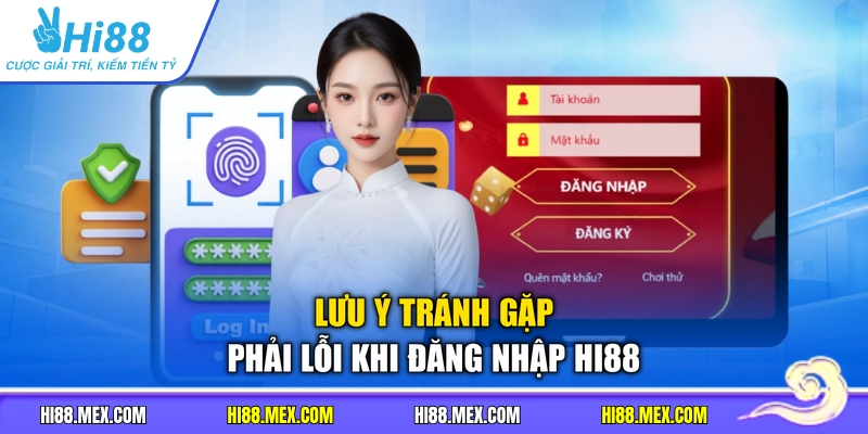 Lưu ý tránh gặp phải lỗi khi đăng nhập HI88