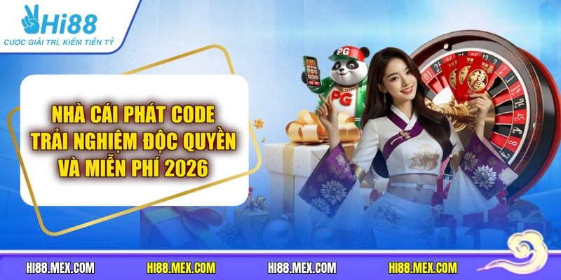 Nhà Cái Phát Code Trải Nghiệm Độc Quyền Và Miễn Phí 2026
